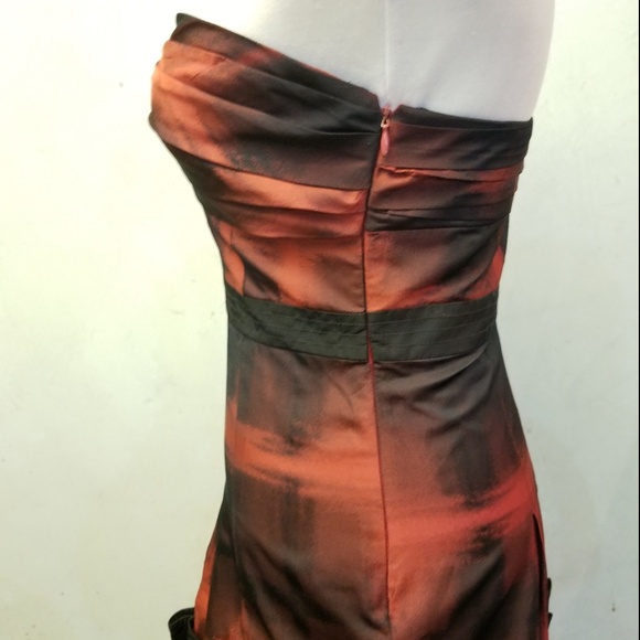 BCBGMAXAZRIA off the shoulder tie-dyed dress (K15) - Picture 8 of 8